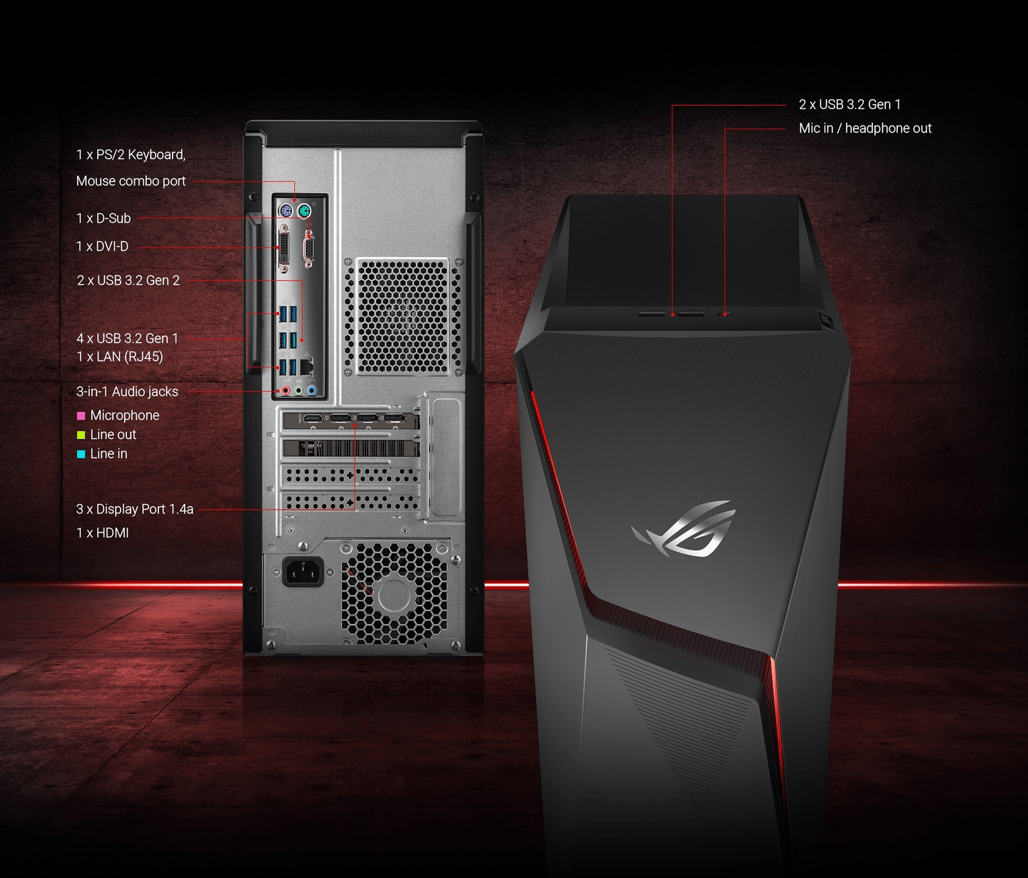Buy the ASUS ROG STRIX G10 RTX 3060 Gaming PC AMD Ryzen 7 3700X 8 Core
