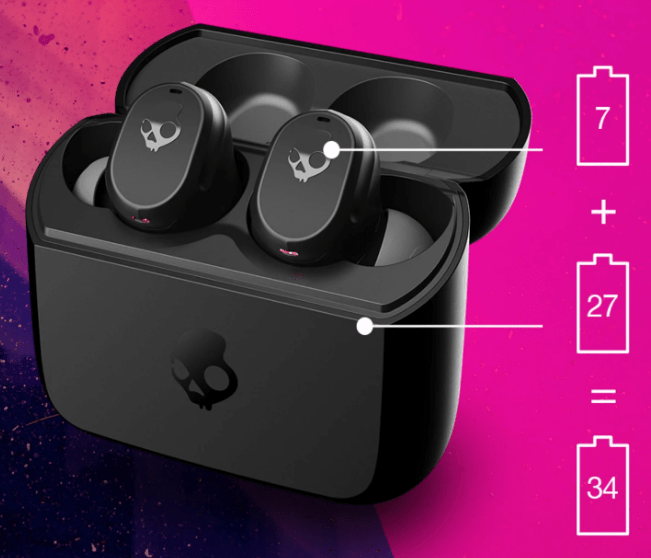 Skullcandy Mod Wireless Earbuds - True Black