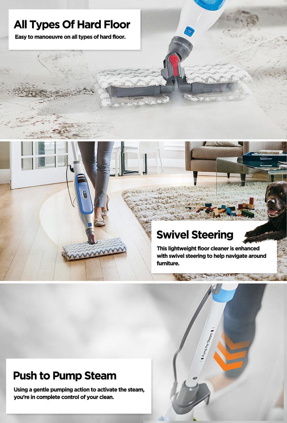 Buy the Shark Corded S6001 FLIP Steam Mop Suitable for all hardsealed