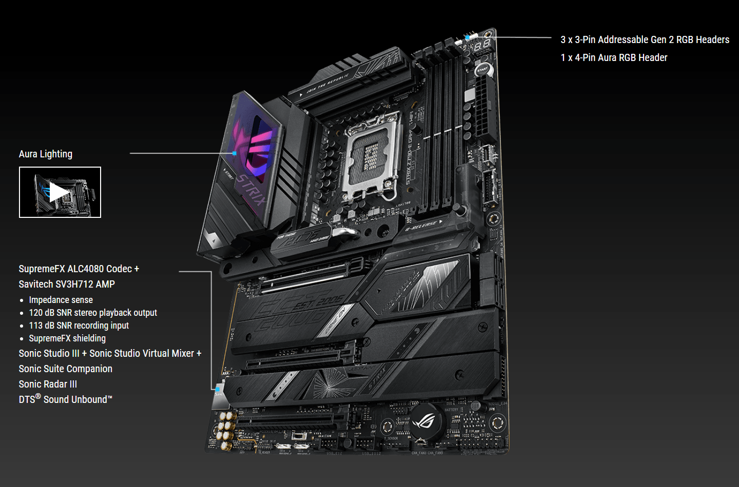 Buy the ASUS ROG STRIX Z790E GAMING WIFI Motherboard Socket LGA1700