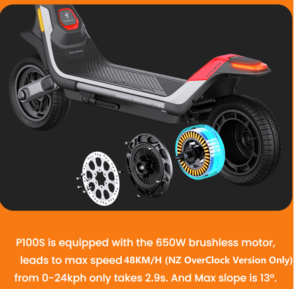 Buy the Segway Ninebot P100 Series Premium Electric Scooter Overclock