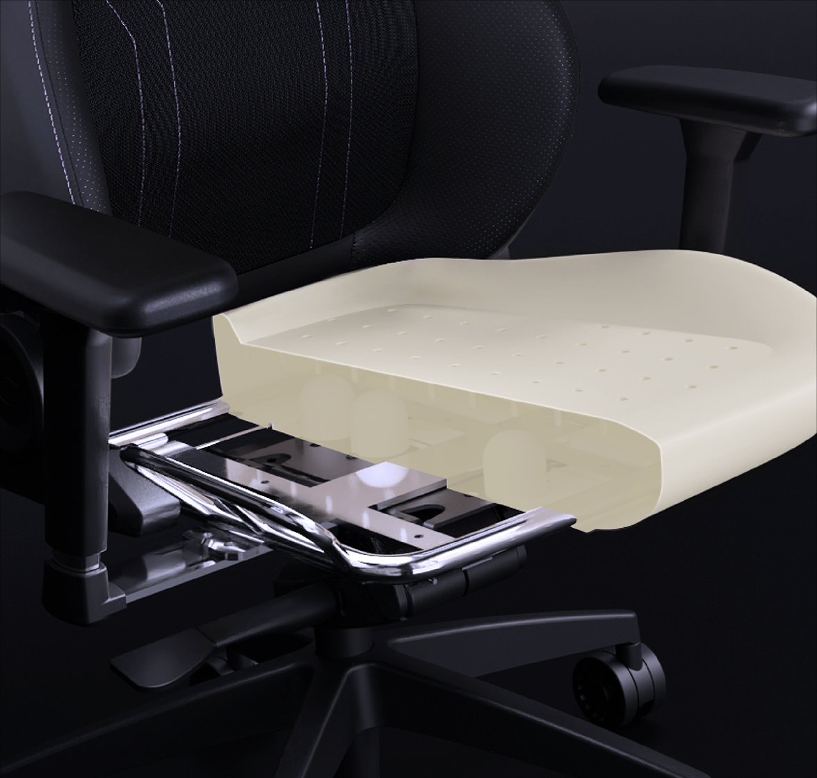 Buy the Cooler Master Hybrid 1 Ergonomic Gaming Chair ( CMIGCHYB1BK