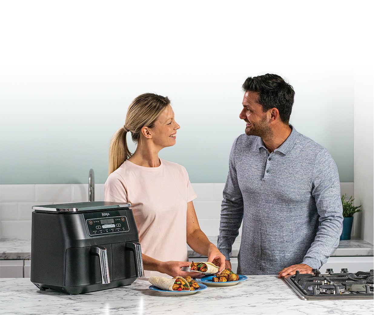 Buy the Ninja Foodi Af300 Dual Zone Air Fryer 7.6L Air Fryer Max