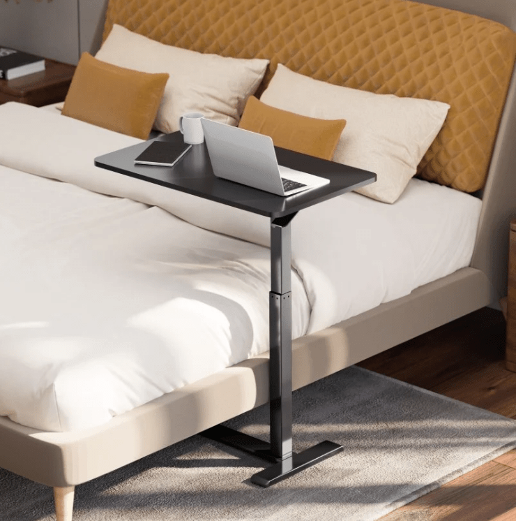 Buy the Loctek Height Adjustable Mobile Sofa & Bed Side Table Desk
