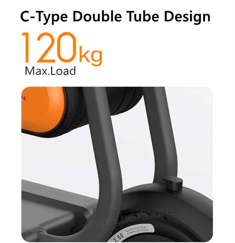 Buy the Segway Ninebot F25 Scooter Bundle with Seat Seated on your