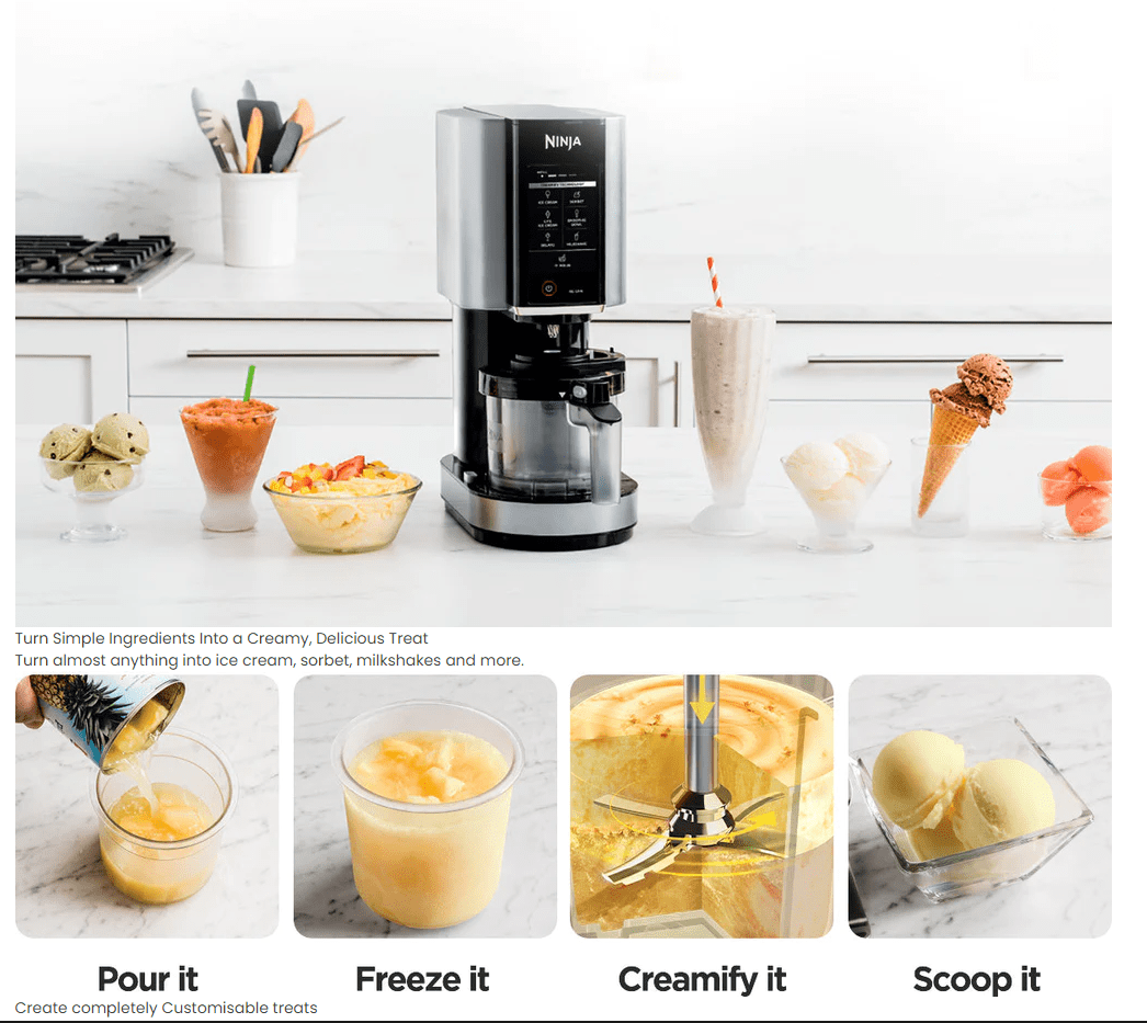 Buy the Ninja Creami NC300 ICE Cream Maker Creamify Technology 1000W,... ( NC300 ) online