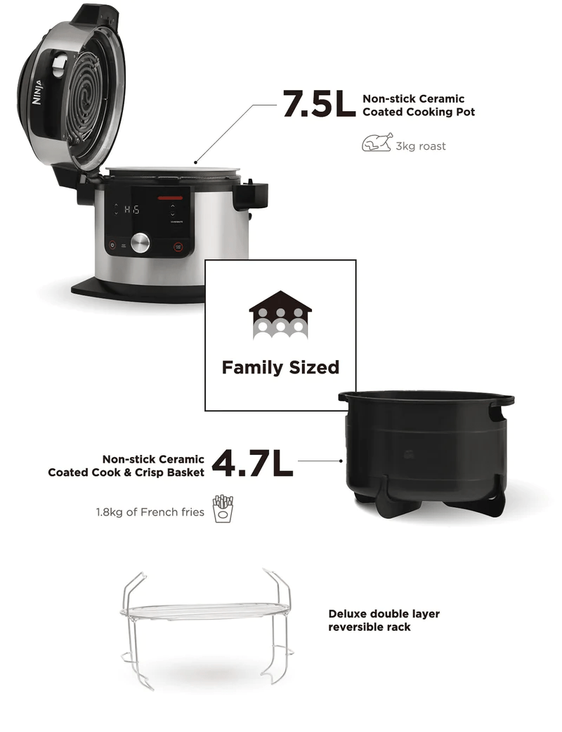 Buy the Ninja Foodi OL650 14 in One SmartLid Multi Cooker Innovative
