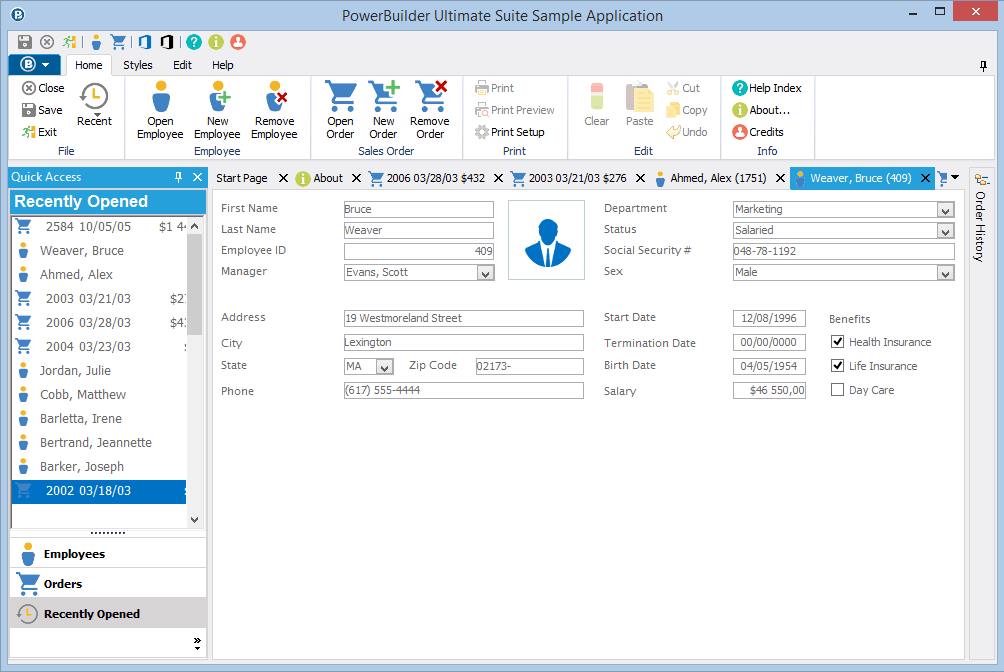 Ultimate Suite for PowerBuilder Modernice la interface de sus