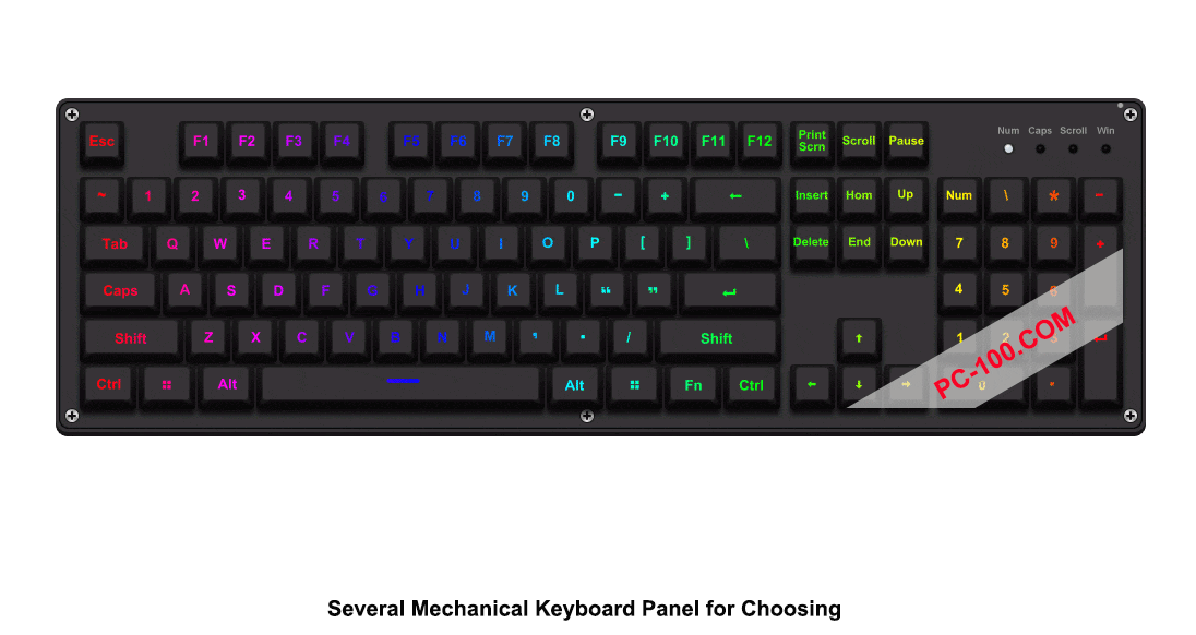 Custom Metal Panel Frame for Mechanical Keyboard