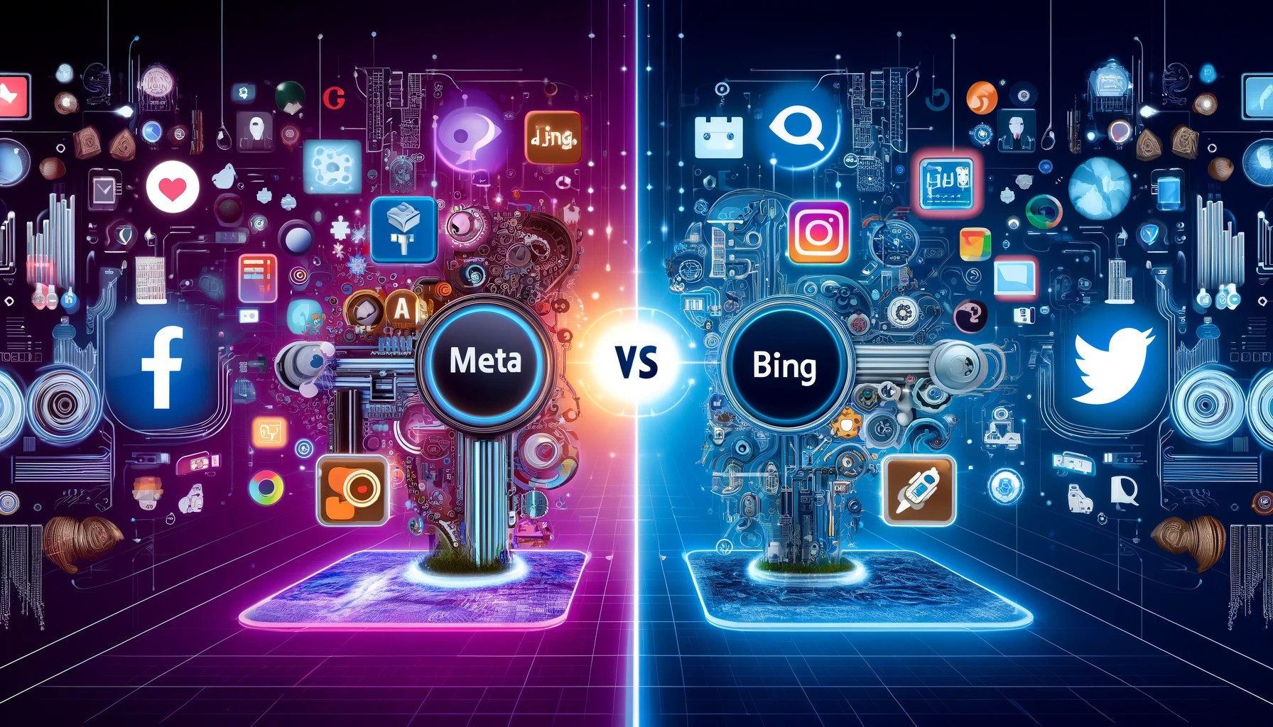 Meta AI vs Bing AI Exploring the Integration and Capabilities of AI