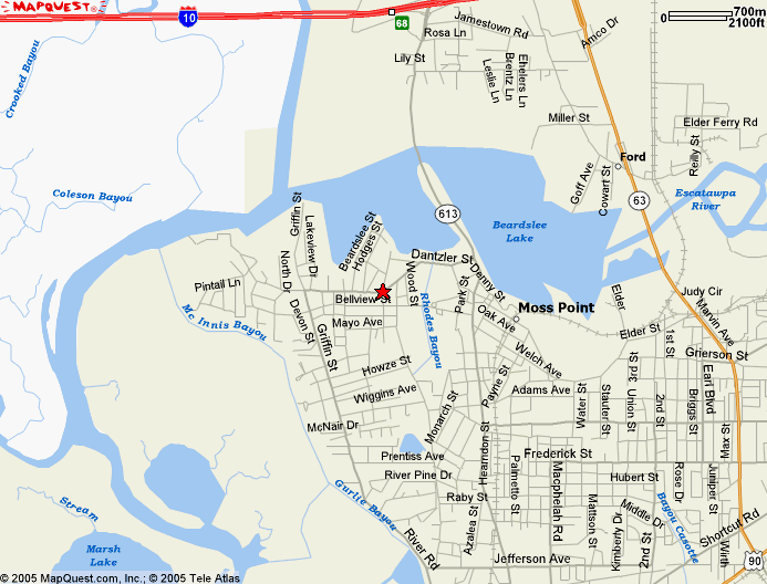 PCA Congregations Affected by Hurrican Katrina (2005)