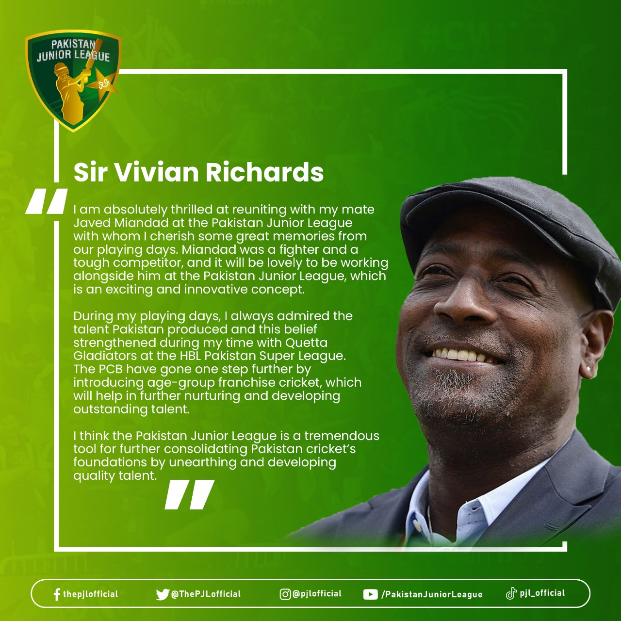 Sir Vivian Richards to reunite with Javed Miandad at Pakistan Junior(029)
