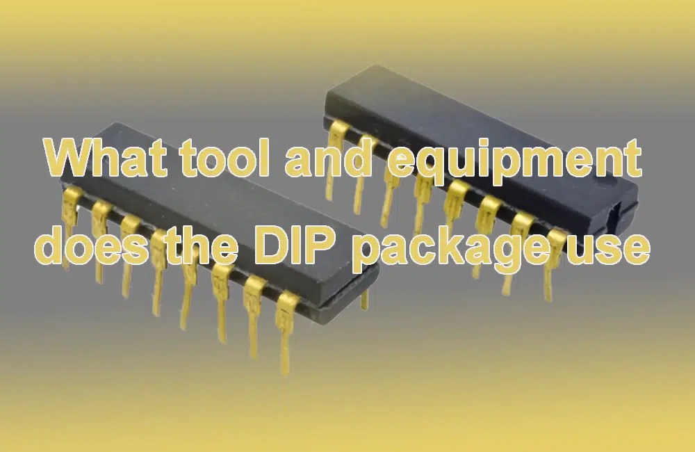 DIP Package Dual Inline Package for Integrated Circuit in PCB IBE