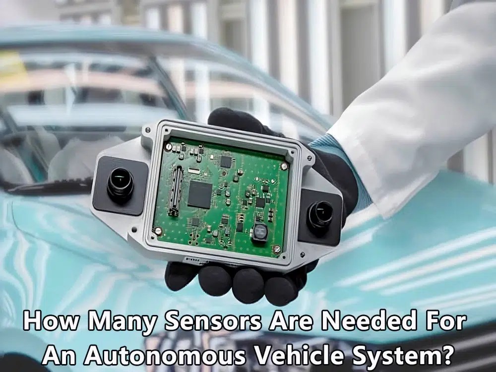 How many sensors are needed for an autonomous vehicle system? IBE