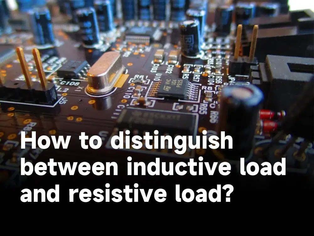 How to distinguish between inductive load and resistive load? IBE