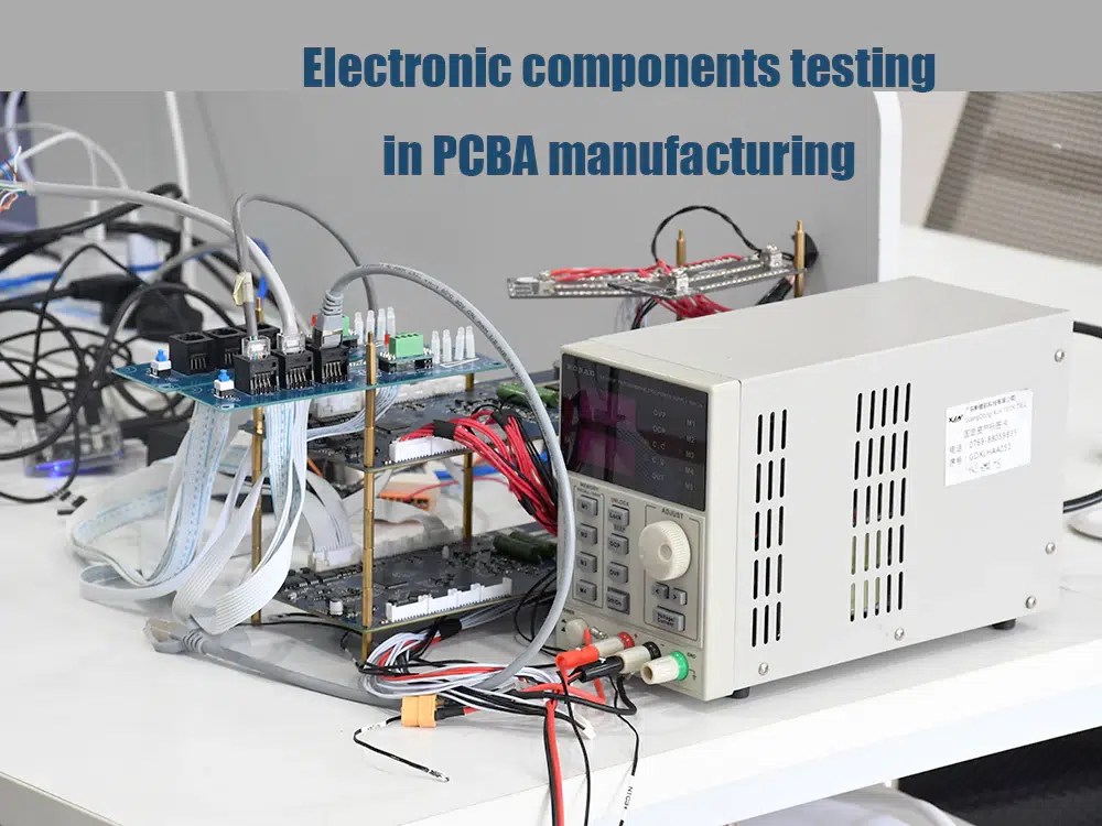 Electronic components testing in PCBA manufacturing IBE Electronics