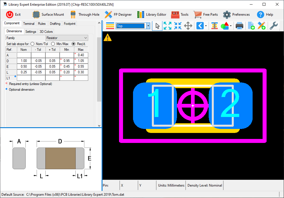 Altium 0402 Resistor Footprint PCB Libraries Forum Page 1