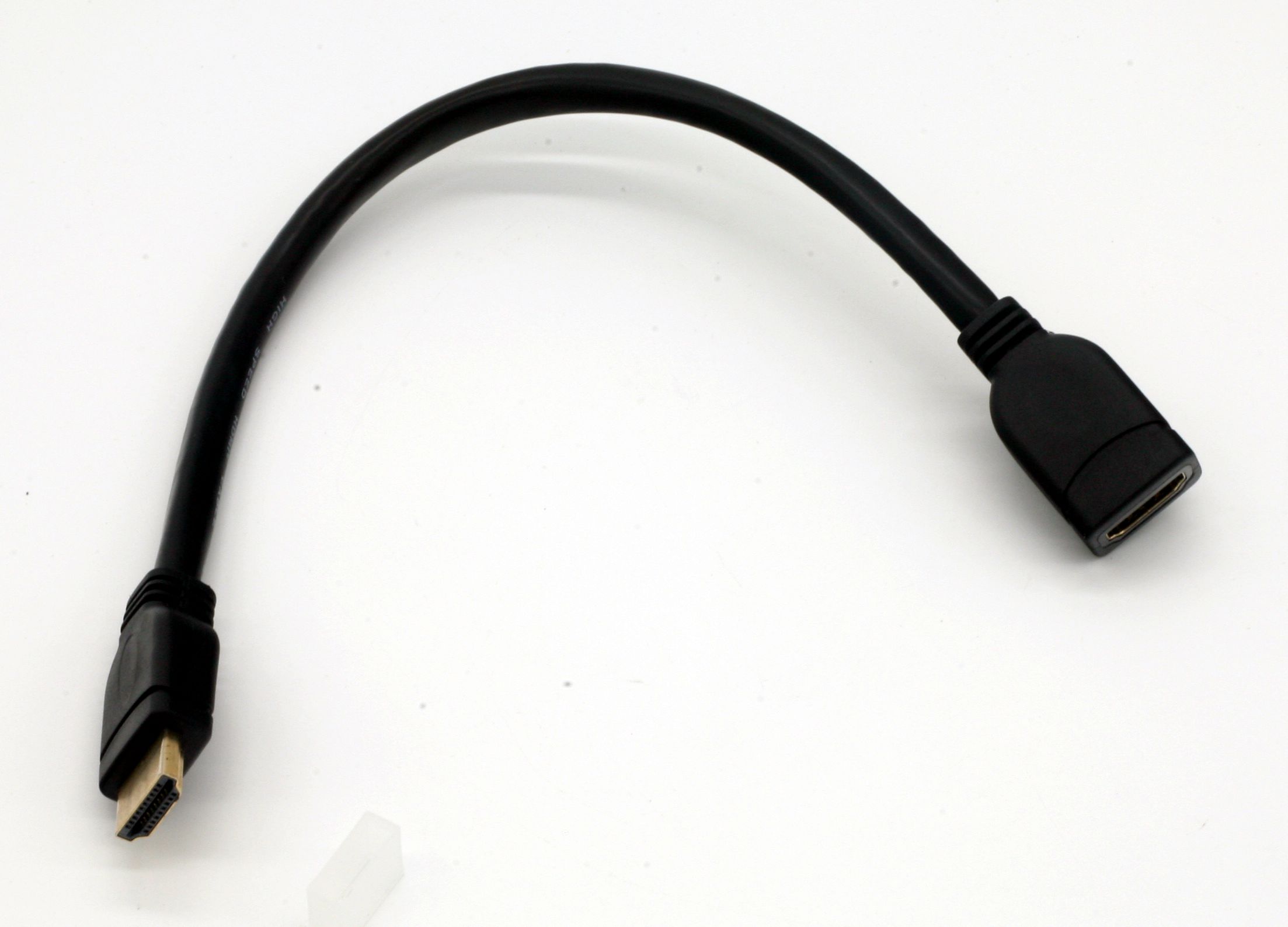 HDMI 8 inch Port Saver Cable Male to Female Extension