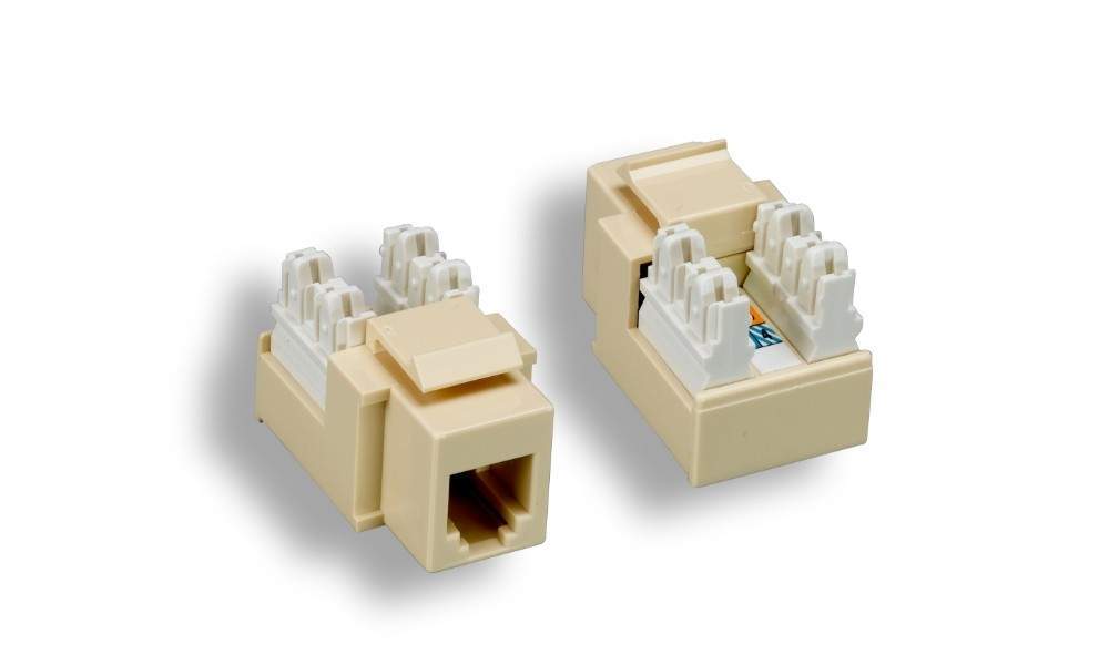 Phone RJ 11 RJ 12 KEYSTONE JACK IVORY PC Cables Search