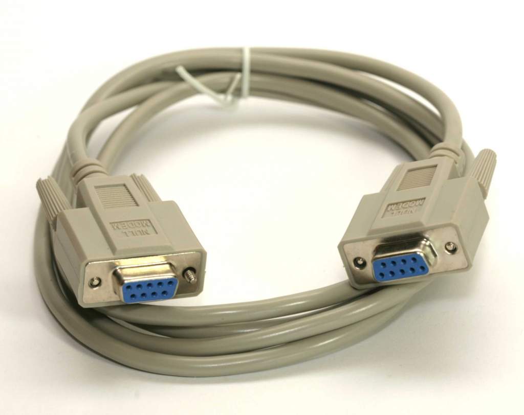 SERIAL NULL MODEM CABLE 6FT DB9F DB9F