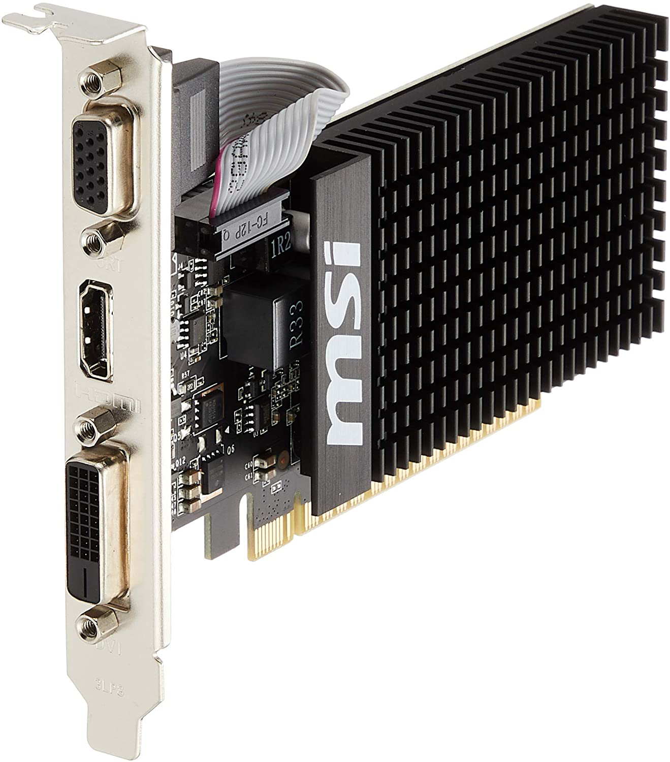MSi nVidia Geforce 710 1GB DDR3 HDMI DVI Low Profile