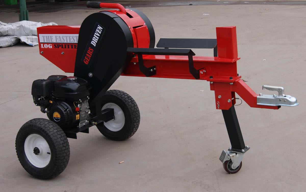 New 34 Ton RAPID FAST Flywheel Gear Driven Log Wood Splitter / Cutter Gas Power