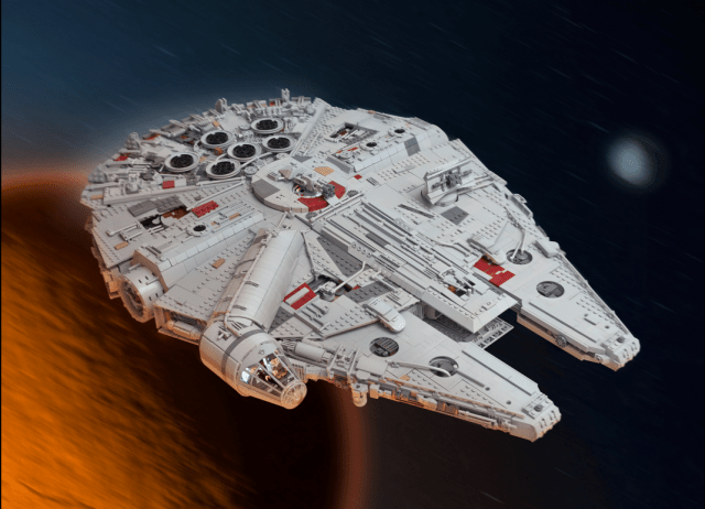 Star Wars Fan baut Millennium Falken aus 7.500 LegoTeilen