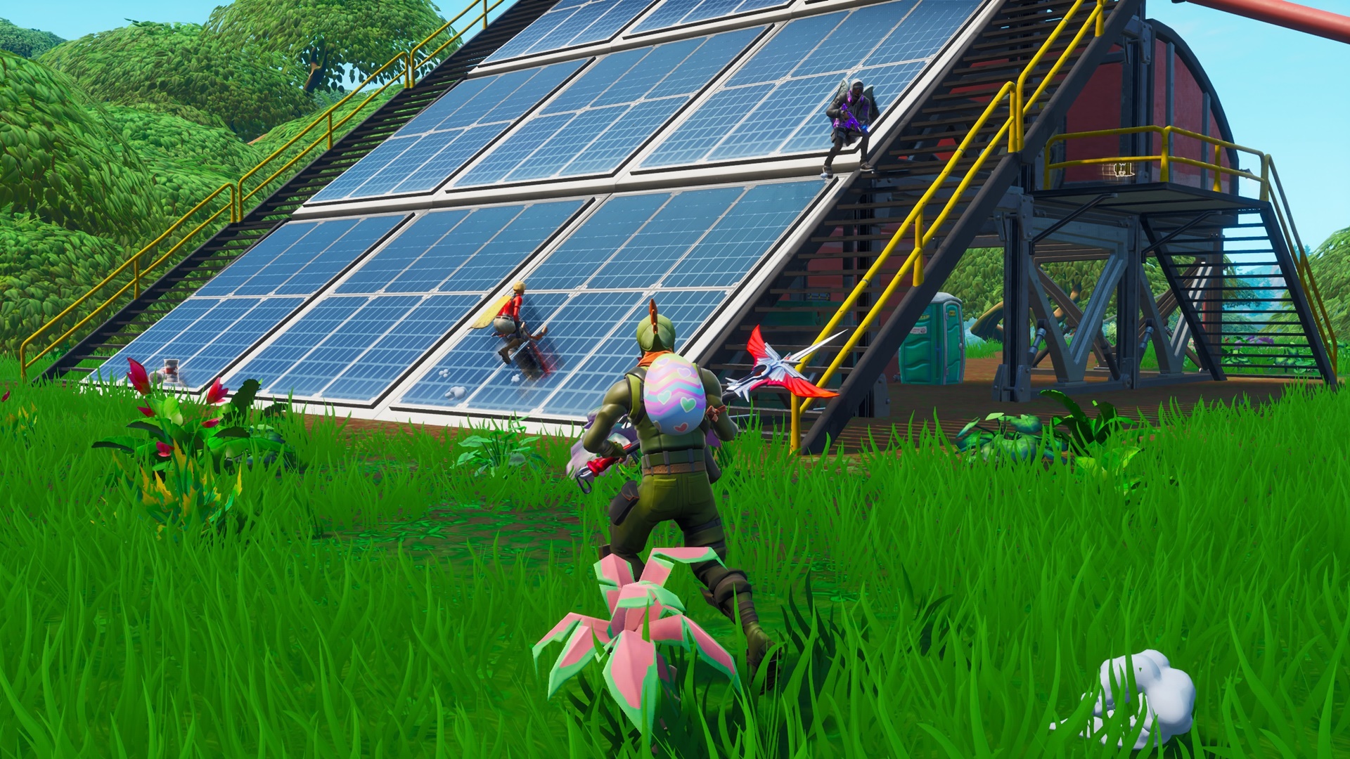 Fortnite Fortbyte 95 where to find the solar array in the jungle