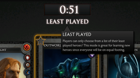 Dota 2 patch adds “Least Played” gamemode PCGamesN