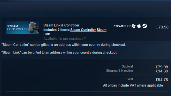 Don't Buy Your Steam Link And Steam Controller From Steam. Try A Shop Instead And Save A Few Quid. | Pcgamesn