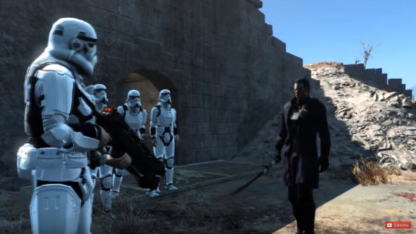 Holy Sith! Someone has recreated the Star Wars Rogue One trailer in Fallout 4 PCGamesN