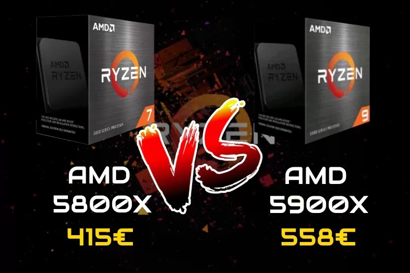 AMD Ryzen 5800X vs 5900X - PcGaming.Tech