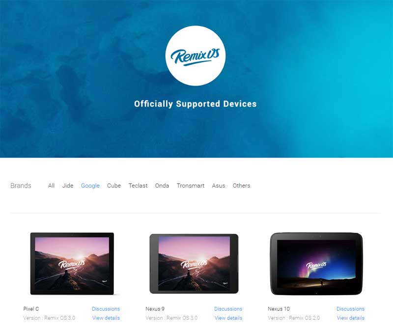 Remix OS 3.0 chega aos tablets Nexus 9 e Pixel C