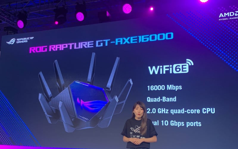 ASUS announces GTAXE16000 worldfirst quadband WiFi 6E gaming
