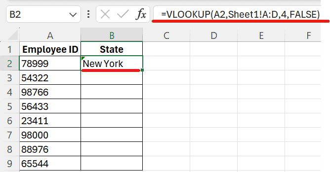 How to perform VLOOKUP between two sheets in Excel - PC Guide