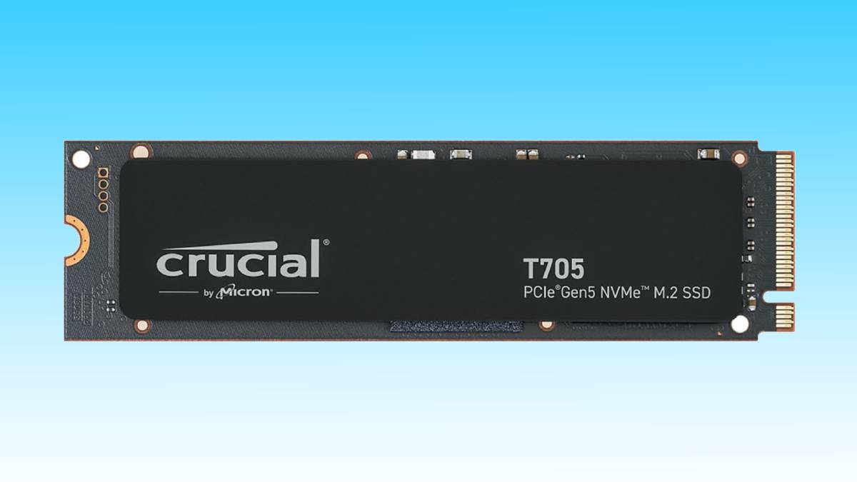 Recently launched Crucial T705 1TB SSD on sale as SSD prices keep