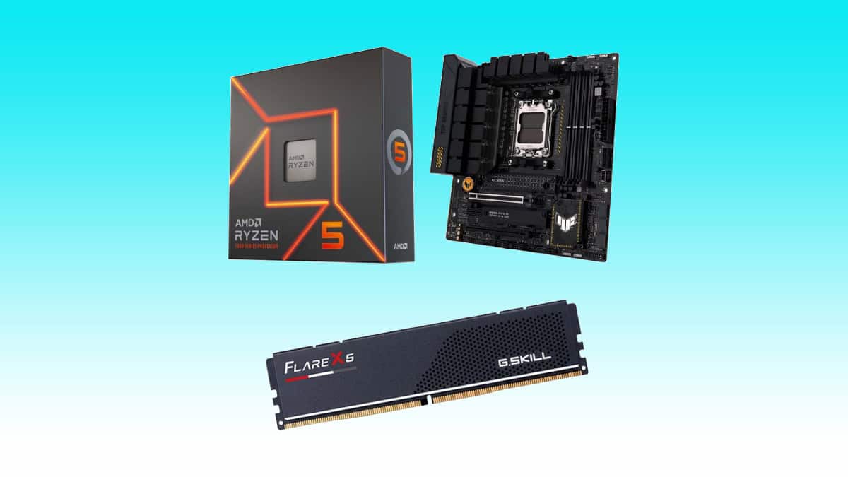 Start putting together a new AM5 gaming PC for less than 350 with this