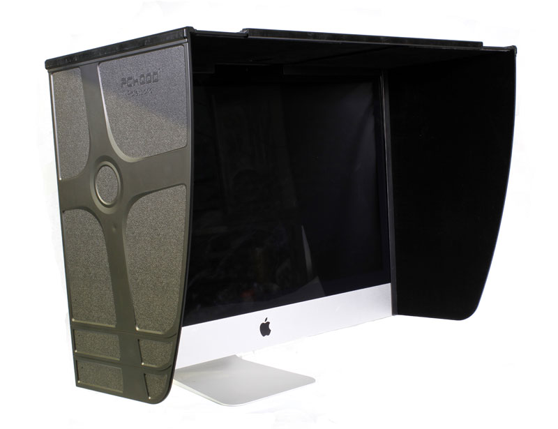 Monitor hood pchood adjustable 24'' to 36'' for imac27 30'' 32'' dell