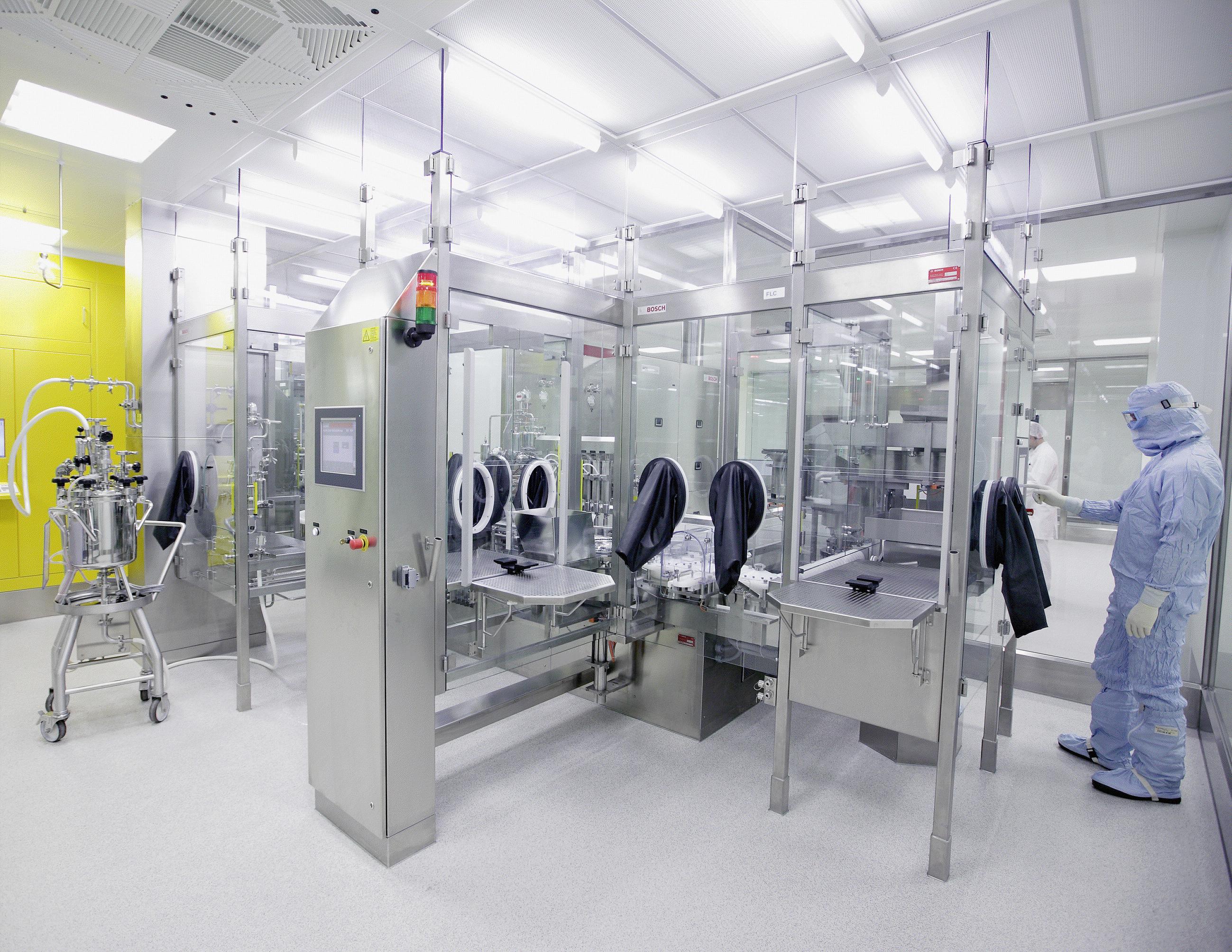 Vial and ampoule filling lines