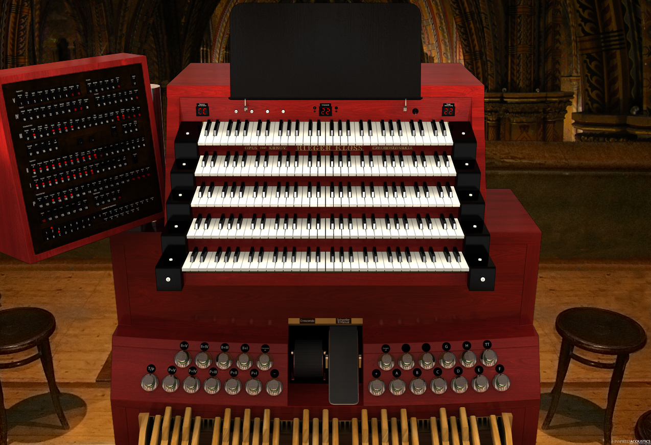 PC organ Hauptwerk virtual software organ on computer via midi. Compare