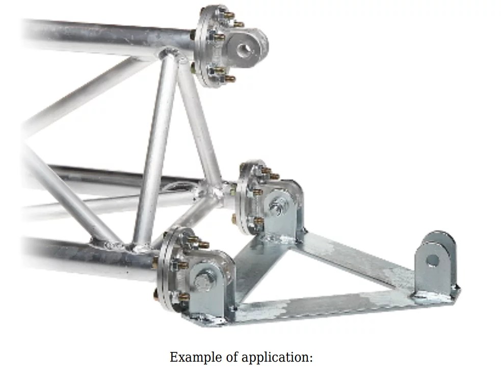 Light aluminum antenna masts/towers, lattice construction