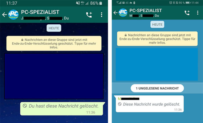Selbstlöschende Nachrichten bei WhatsApp geplant