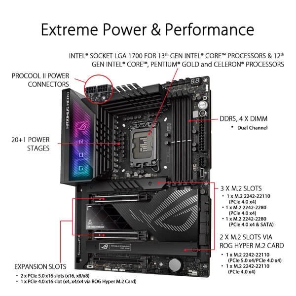 Buy Asus Rog Maximus Z790 Hero LGA1700 EAtx Motherboard