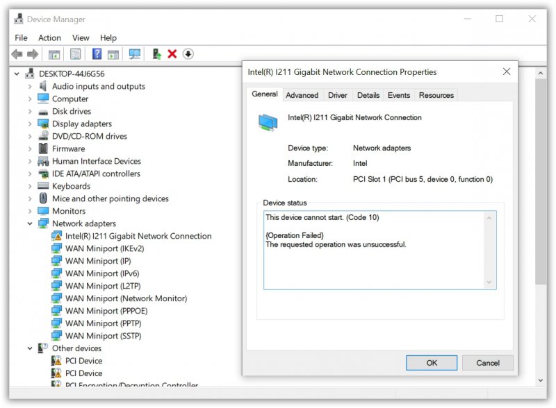 Windows 10 netwerk adapter start niet (code 10) Computerforum PcTuts.be