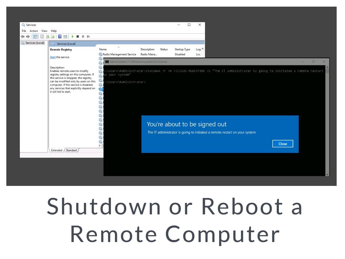 Shutdown or Reboot a Remote Computer Stepbystep Guide 2023