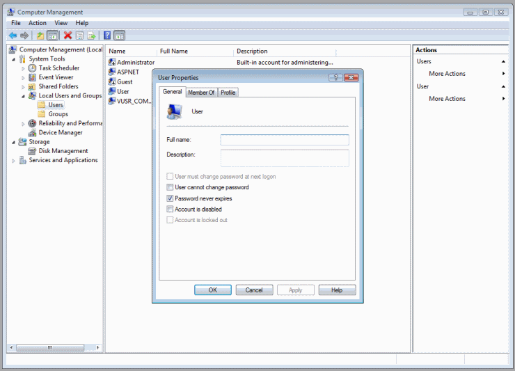 How To Keep Vista, 7 & XP's Password From Expiring