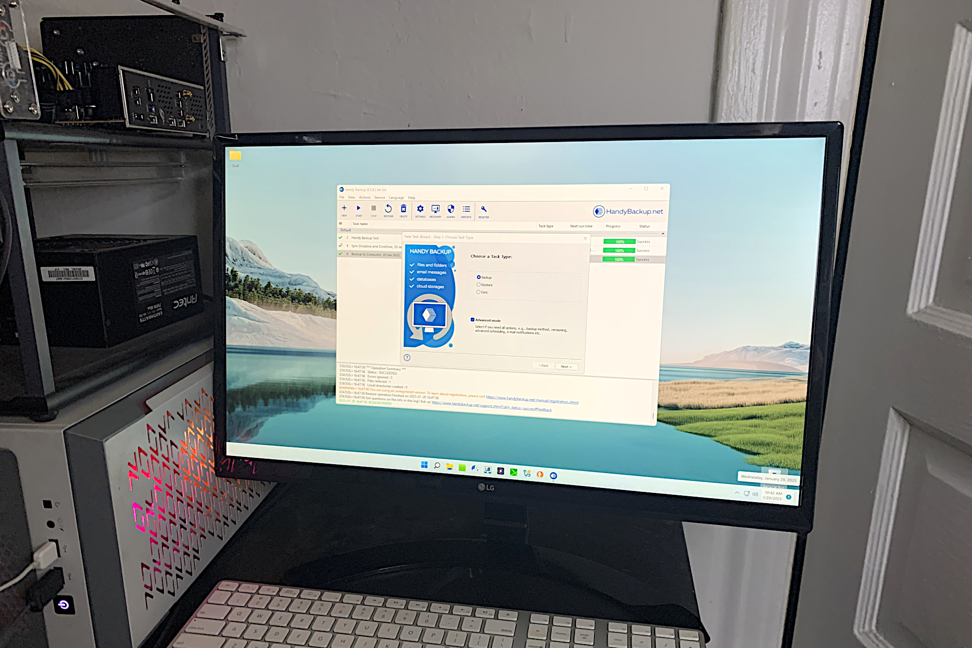 Handy Backup 8.5 Professional review: Full-featured backup with cloud support