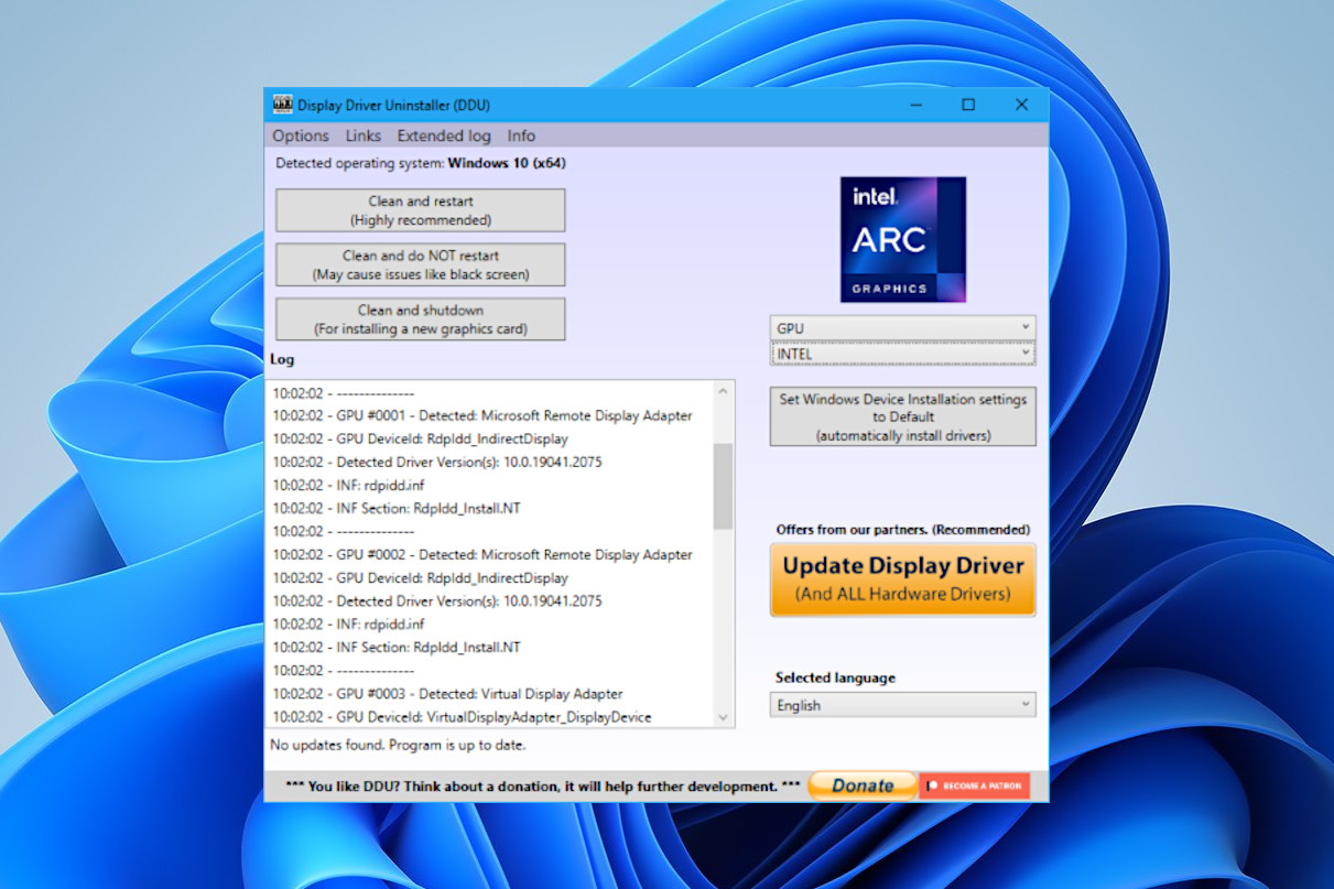 Your old graphics drivers could be causing problems on your PC