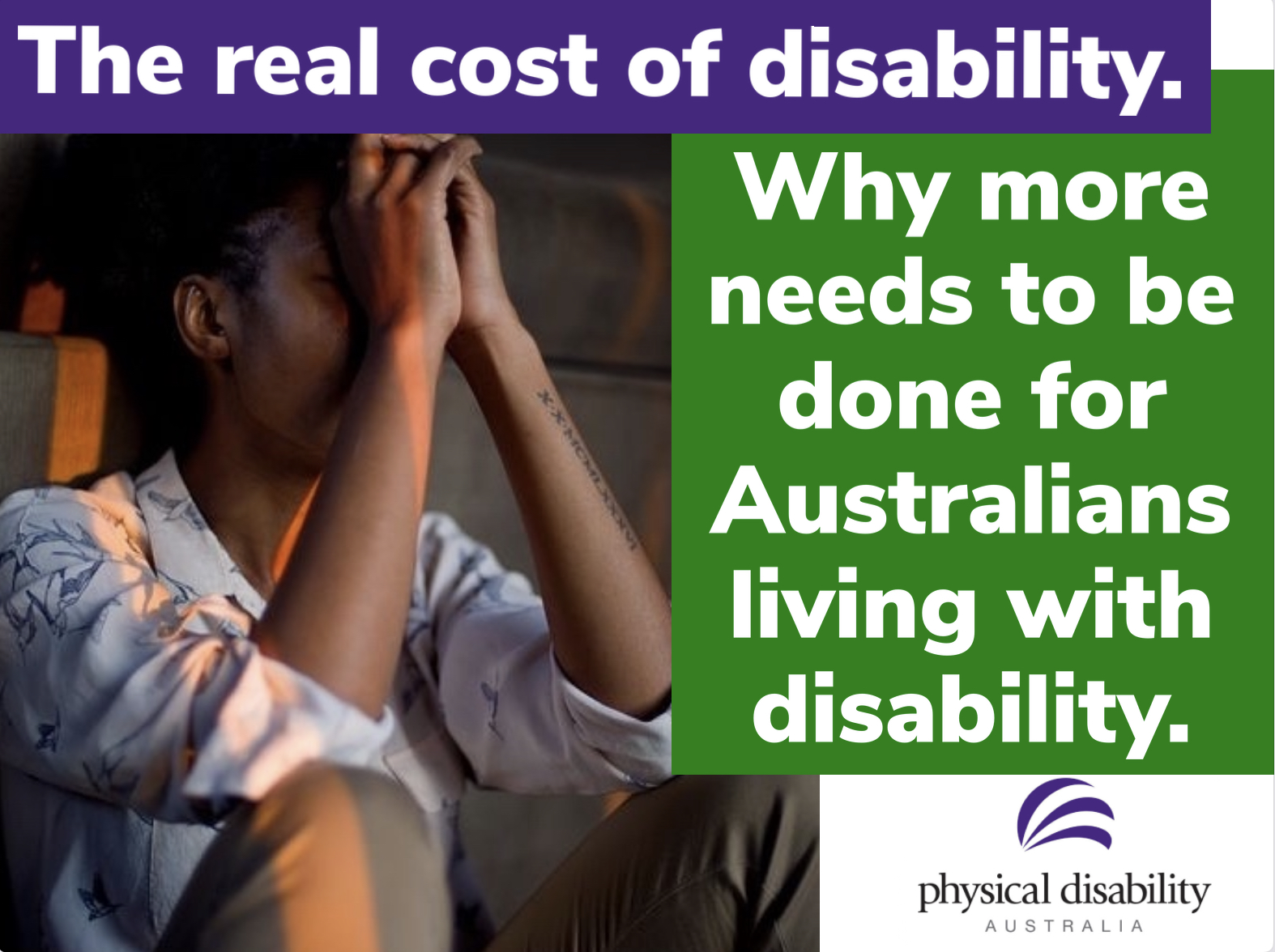 The Real Cost of Disability Physical Disability Australia