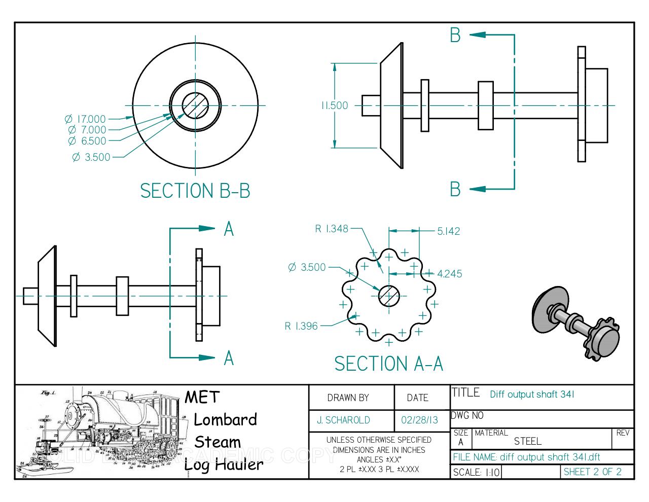 Diff output shaft 341 by J. SCHAROLD diff output shaft 341 pdf PDF
